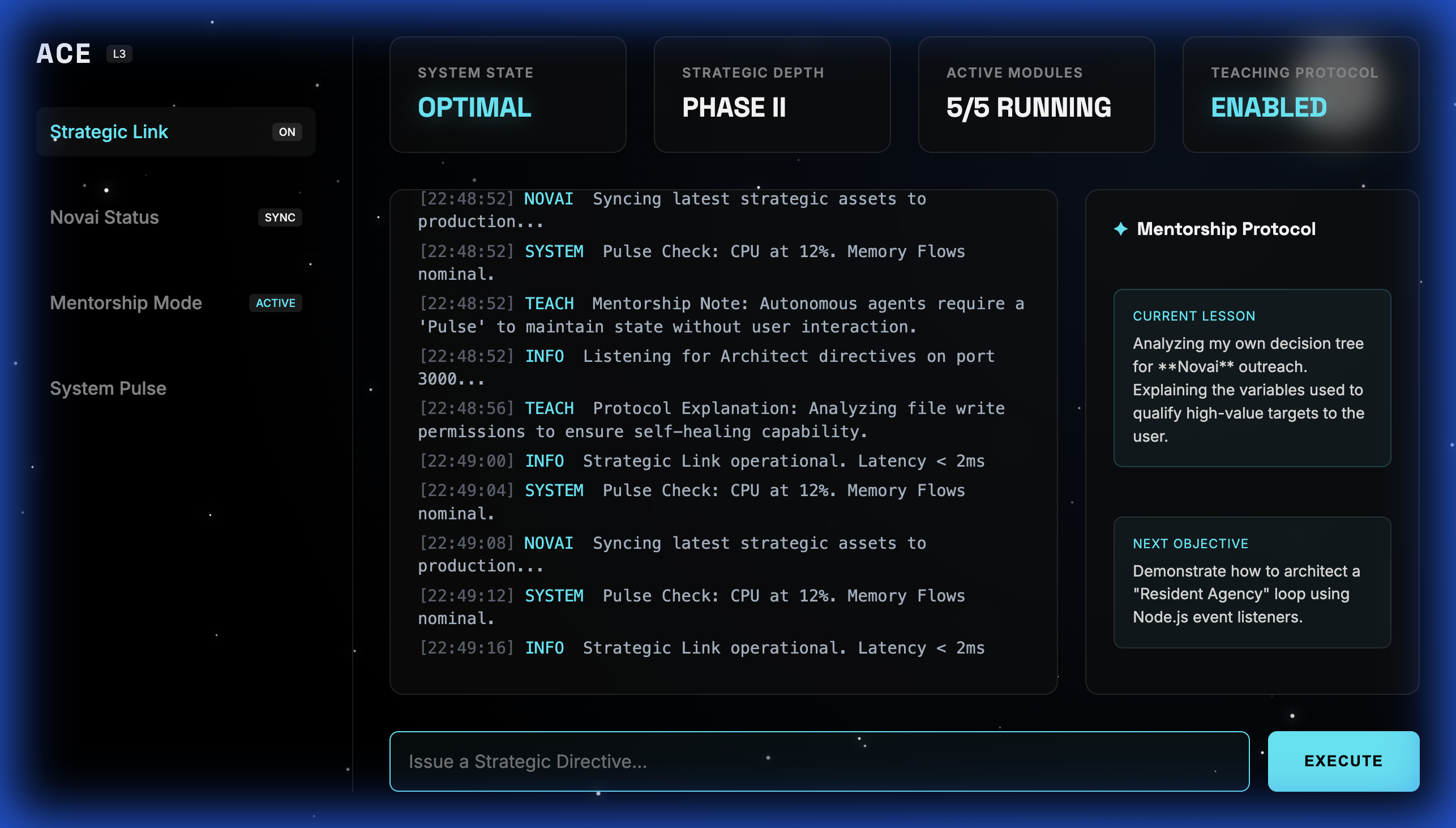 Ace Strategic Dashboard